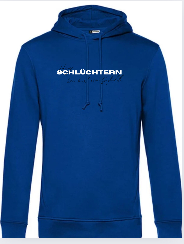 Hey Schlüchtern Hoodie blau